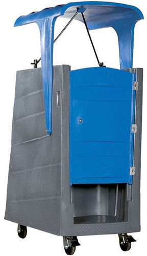 Poly Lift Portable Restroom with Roof (PolyJohn PL01-1000)