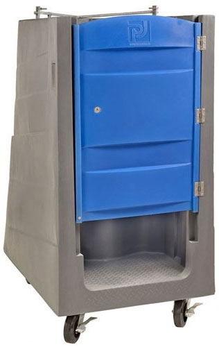 Poly Lift Portable Restroom with No Roof (PolyJohn PL01-1000)